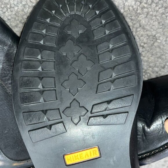 COLE HAAN NIKE AIR Black Leather EVAN CHELSEA Ankle Boot Bootie -Women's 8AA - Picture 9 of 13